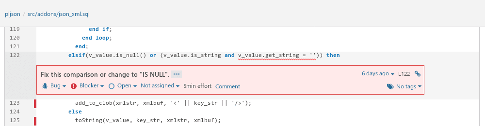 Example of issue reported on "v_value.get_string = ''"